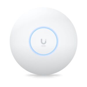 Ubiquiti UniFi U6 Pro Indoor Wireless Access Point | Dual Band WiFi 6 Access Point | 4x4 MIMO 5GHz 4.8 Gbps | 2x2 MIMO 2.4GHz 573.5 Mbps | 300+ Client Capacity | GbE PoE+ Ceiling Mount UBNT AP