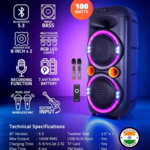 Artis Party 208 – Wireless Bluetooth Party Speaker