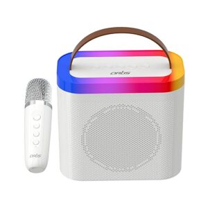 Artis SoundMax 600 Wireless Bluetooth Speaker with USB Input, Aux Input, Micro TF Card and Wireless mic (White) (24W)