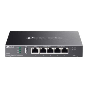 TP-Link ER605 Gigabit Multi-WAN VPN Router | Load Balancing Router for Business | 5 Gigabit Ports | Omada SDN Integration