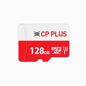 CP PLUS 128GB microSDXC Memory Card Grade UHS-3 Class 10 | High-Speed Data Transfer | 4K Video Recording | Compatible with CCTV, Smartphone, DSLR & Dash Cam | 5 Year Warranty