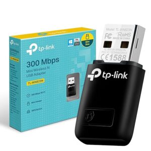 TP-Link TL-WN823N 300Mbps Mini Wireless USB WiFi Adapter | 802.11n WiFi Dongle for PC Desktop Laptop | Plug and Play Network Connector